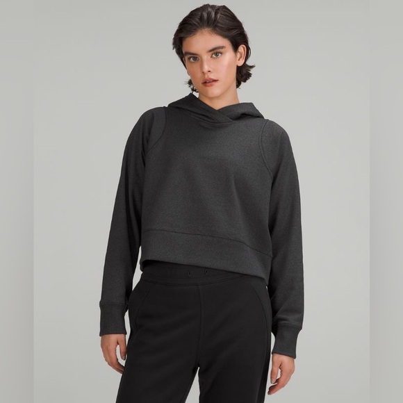 lululemon athletica Tops - Lululemon Loungeful Cropped Hoodie in 
Sparkle